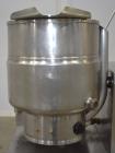 Used- Groen Table Top Kettle, Model TDH-40, 40 Quart Capacity, Stainless Steel. Approximate 16-1/2