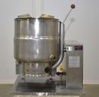 Used- Groen Table Top Kettle, Model TDH-40, 40 Quart Capacity, Stainless Steel. Approximate 16-1/2