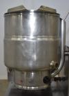 Used- Groen Table Top Kettle, Model TDH-40, 40 Quart Capacity, Stainless Steel. Approximate 16-1/2