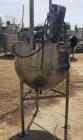 Used- Groen 150 Gallon Stainless Steel Agitated Kettle, Model 150. Approximate 42