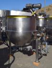 Used- Hamilton Style CW Tilting Kettle, 150 Gallon, 316 Stainless Steel