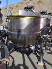 Used- Hamilton Style CW Tilting Kettle, 150 Gallon, 316 Stainless Steel