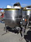 Used Hamilton Style CW Tilting Kettle, 150 Gallon, 316 Stainless Steel.