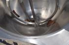 Used Hamilton Style CW Tilting Kettle, 150 Gallon, 316 Stainless Steel.