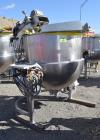Used Hamilton Style CW Tilting Kettle, 150 Gallon, 316 Stainless Steel.