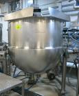 Used- Hamilton Style CW Tilting Kettle, 150 Gallon, 316 Stainless Steel