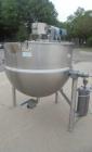 Used Lee 300 Gallon Stainless Steel Jacketed Double Motion Tilt Kettle | Scraped Surface Agitated Cooker