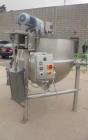 Used Lee 300 Gallon Stainless Steel Jacketed Double Motion Tilt Kettle | Scraped Surface Agitated Cooker