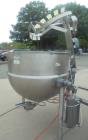 Used Lee 300 Gallon Stainless Steel Jacketed Double Motion Tilt Kettle | Scraped Surface Agitated Cooker
