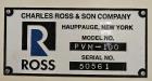 Used Ross PVM-100 Triple Motion Vacuum Mixer | 100 Gallon | Stainless | High Shear | 3 Mixers | Jacketed