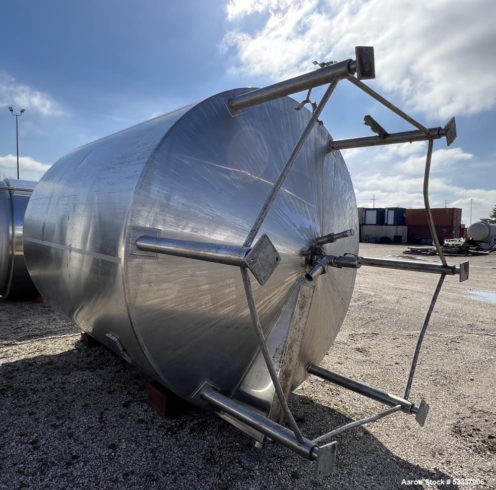 Cherry Burrell Tank, Approximately 3500 Gallons, Stainless Steel