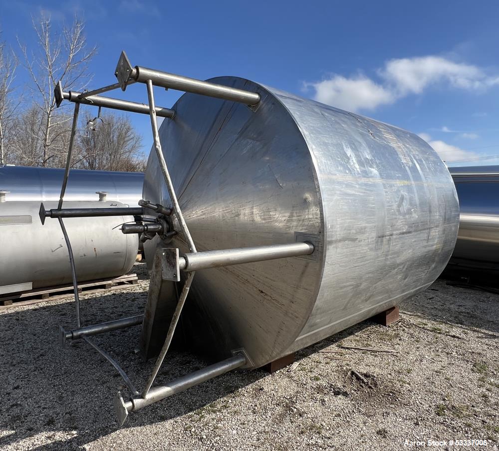 Cherry Burrell Tank, Approximately 3500 Gallons, Stainless Steel