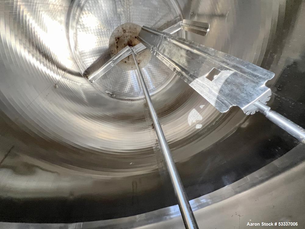 Cherry Burrell Tank, Approximately 3500 Gallons, Stainless Steel