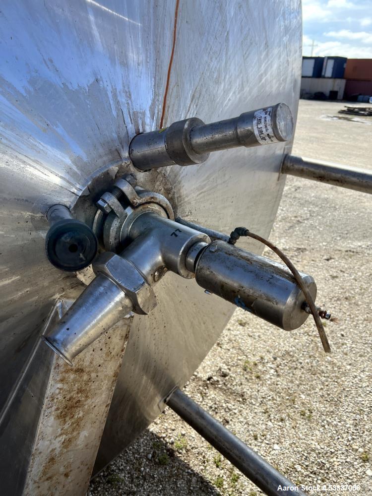 Cherry Burrell Tank, Approximately 3500 Gallons, Stainless Steel