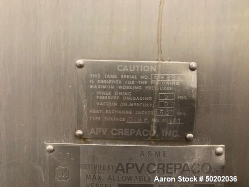 Used 2000 Gallon Single Motion Processor
