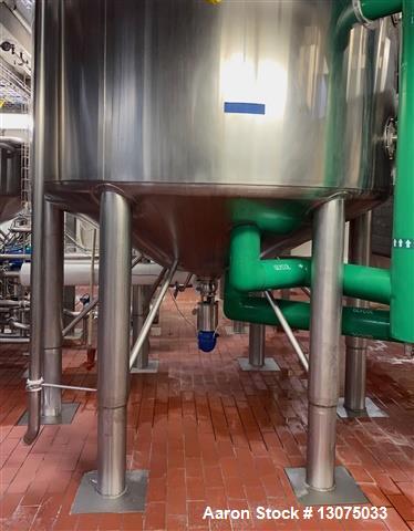 Used DCI 2,500 Gallon Jacketed Sweep Tank