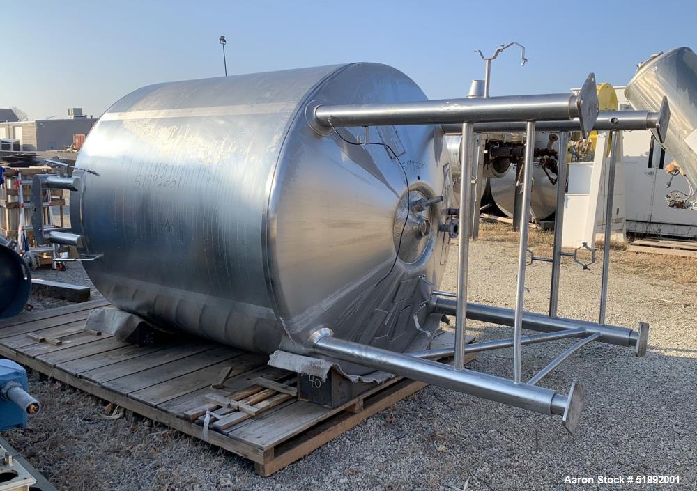 Feldmeier 1,200 Gallon Jacketed Mix Tank