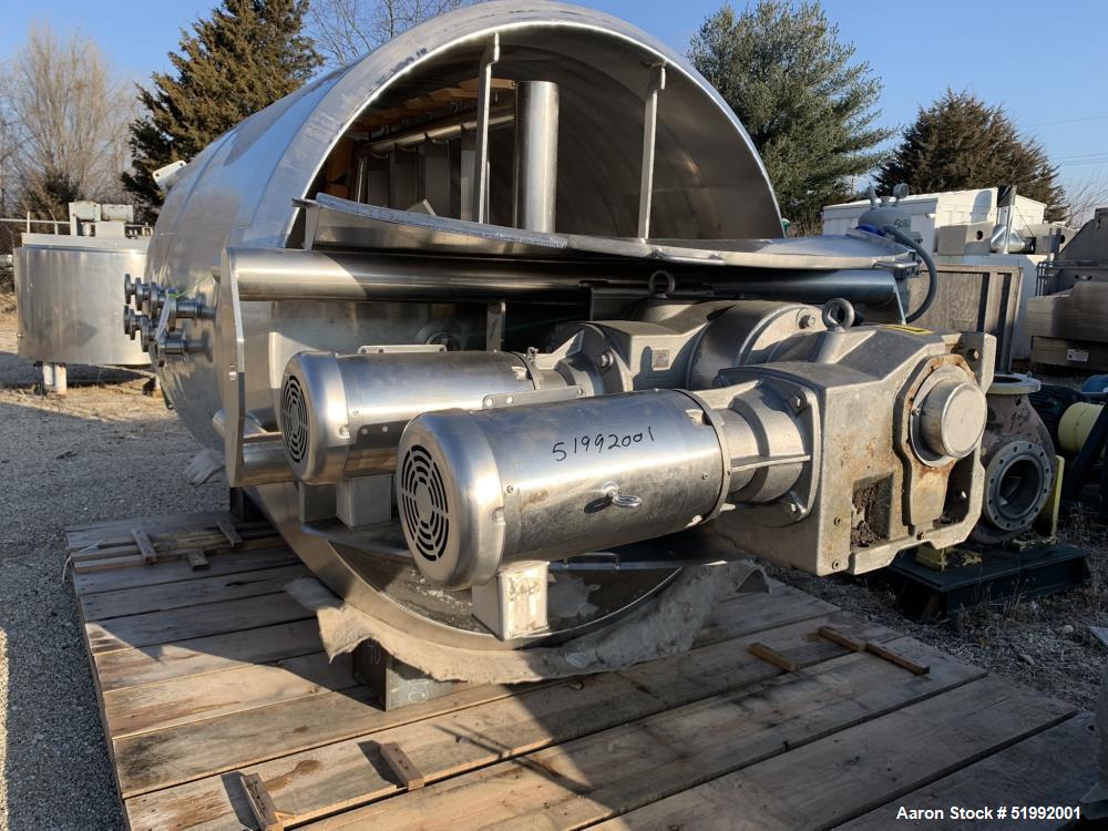Feldmeier 1,200 Gallon Jacketed Mix Tank