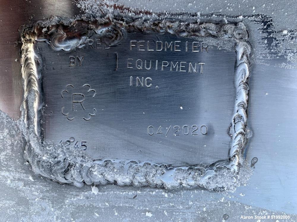 Feldmeier 1,200 Gallon Jacketed Mix Tank