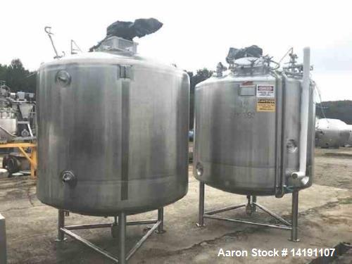 Used JV Northwest 1200 Gallon (4500 Liter) Sanitary Pharmaceutical Processor