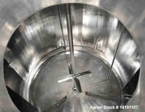 Used JV Northwest 1200 Gallon (4500 Liter) Sanitary Pharmaceutical Processor