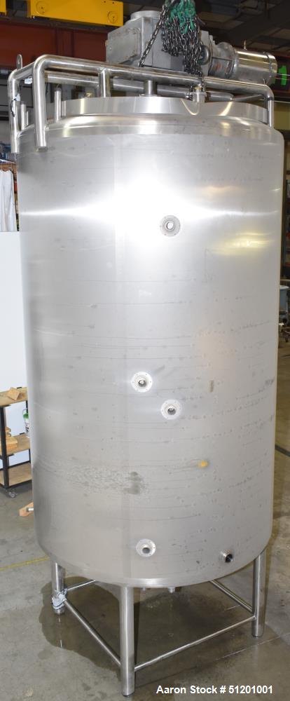 Used W.M. Sprinkman, 2,800 gallon Sanitary Jacketed Agitated Processor.
