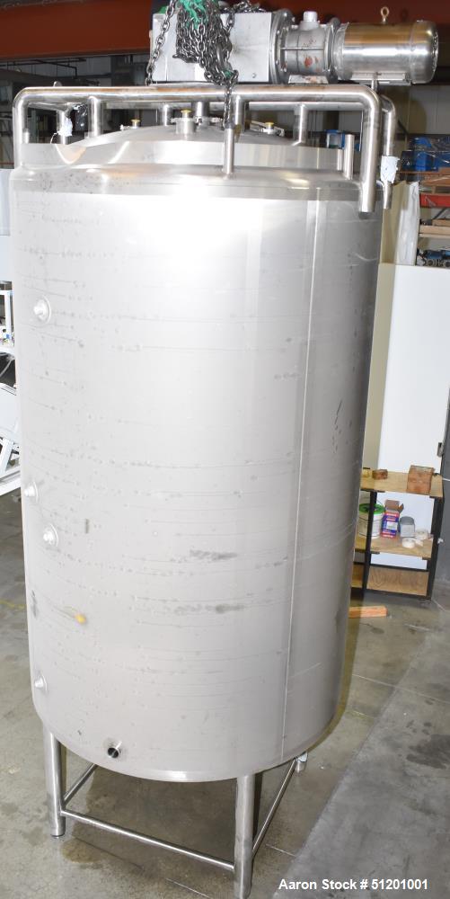 Used W.M. Sprinkman, 2,800 gallon Sanitary Jacketed Agitated Processor.
