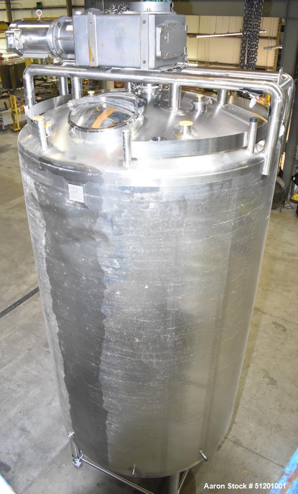 Used W.M. Sprinkman, 2,800 gallon Sanitary Jacketed Agitated Processor.