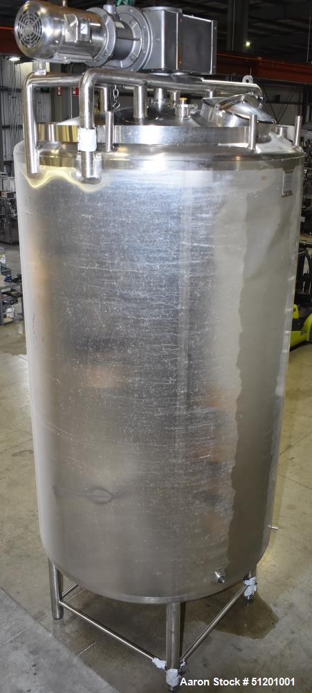 Used W.M. Sprinkman, 2,800 gallon Sanitary Jacketed Agitated Processor.