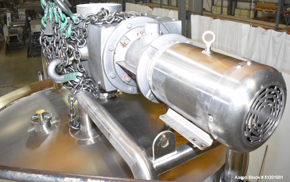 Used W.M. Sprinkman, 2,800 gallon Sanitary Jacketed Agitated Processor.
