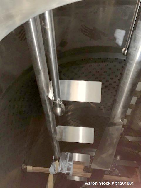 Used W.M. Sprinkman, 2,800 gallon Sanitary Jacketed Agitated Processor.