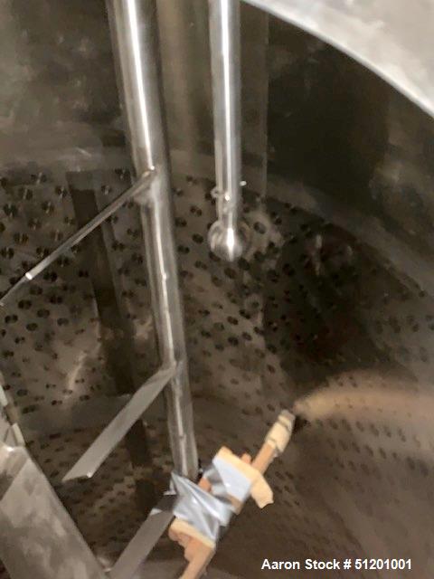 Used W.M. Sprinkman, 2,800 gallon Sanitary Jacketed Agitated Processor.