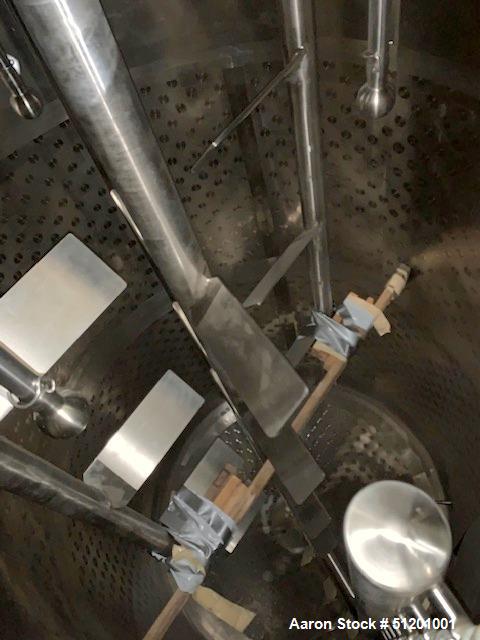 Used W.M. Sprinkman, 2,800 gallon Sanitary Jacketed Agitated Processor.