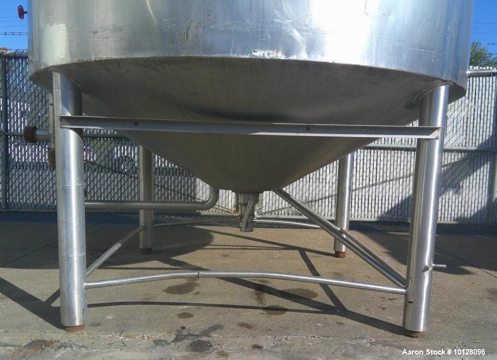 Used Walker 2,000 Gallon Stainless Steel Processor Kettle | Model PZ-C3-PV | Jacketed | 3 HP Scrape Agitator