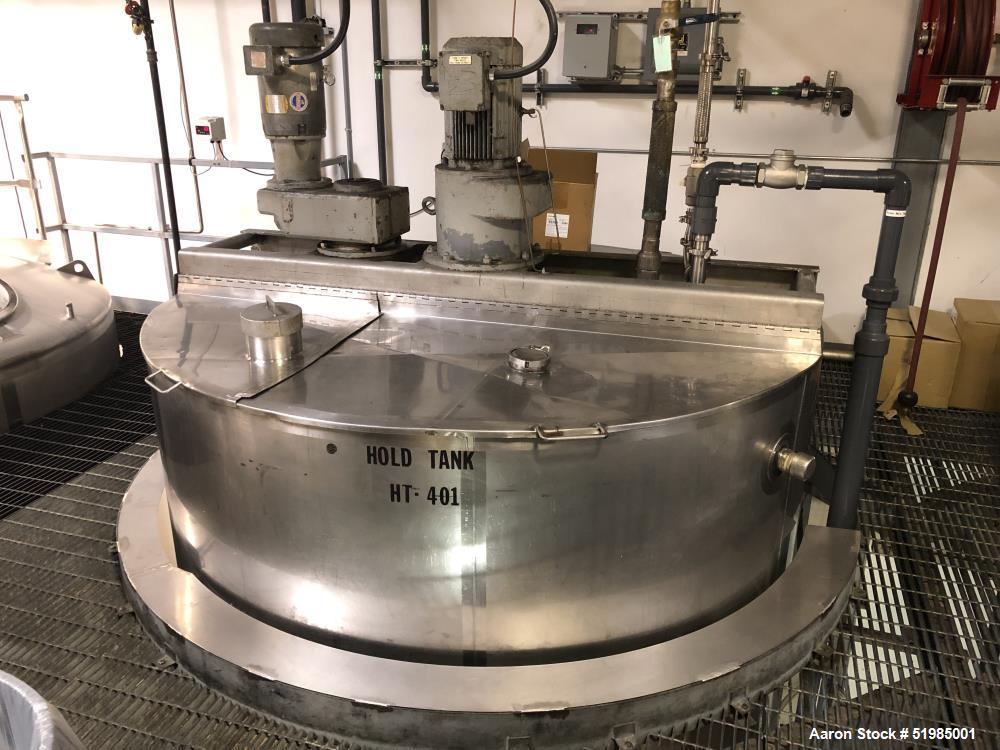 Used Walker 3,000 Gallon 316 Stainless Steel Kettle