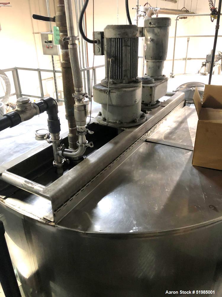 Used- Walker 3,000 Gallon 316 Stainless Steel Kettle