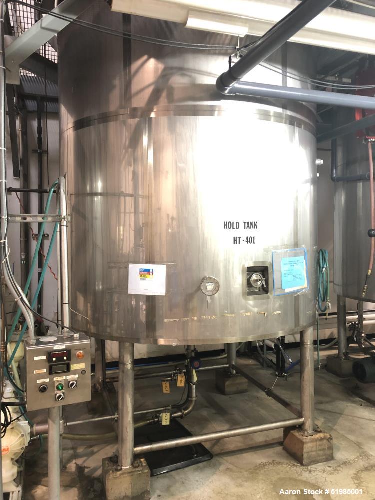 Used- Walker 3,000 Gallon 316 Stainless Steel Kettle