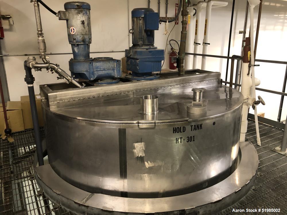 Used Walker 3,000 Gallon 316 Stainless Steel Kettle