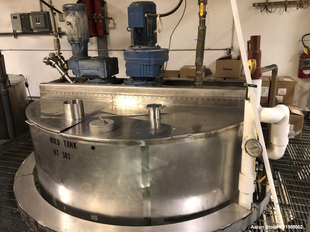 Used Walker 3,000 Gallon 316 Stainless Steel Kettle