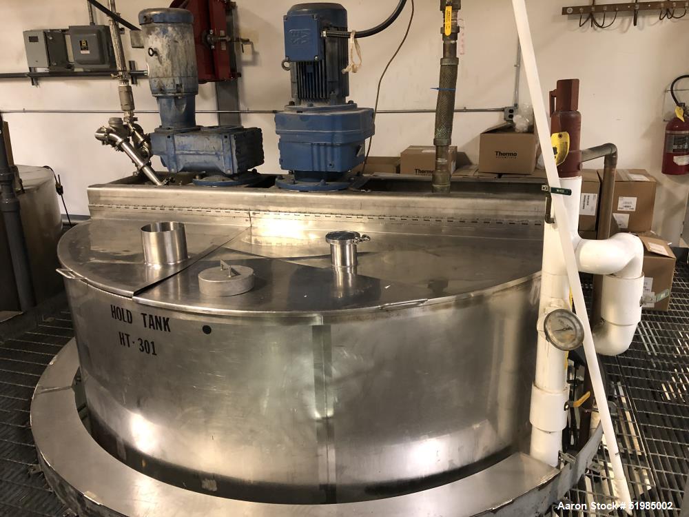 Used- Walker 3,000 Gallon 316 Stainless Steel Kettle