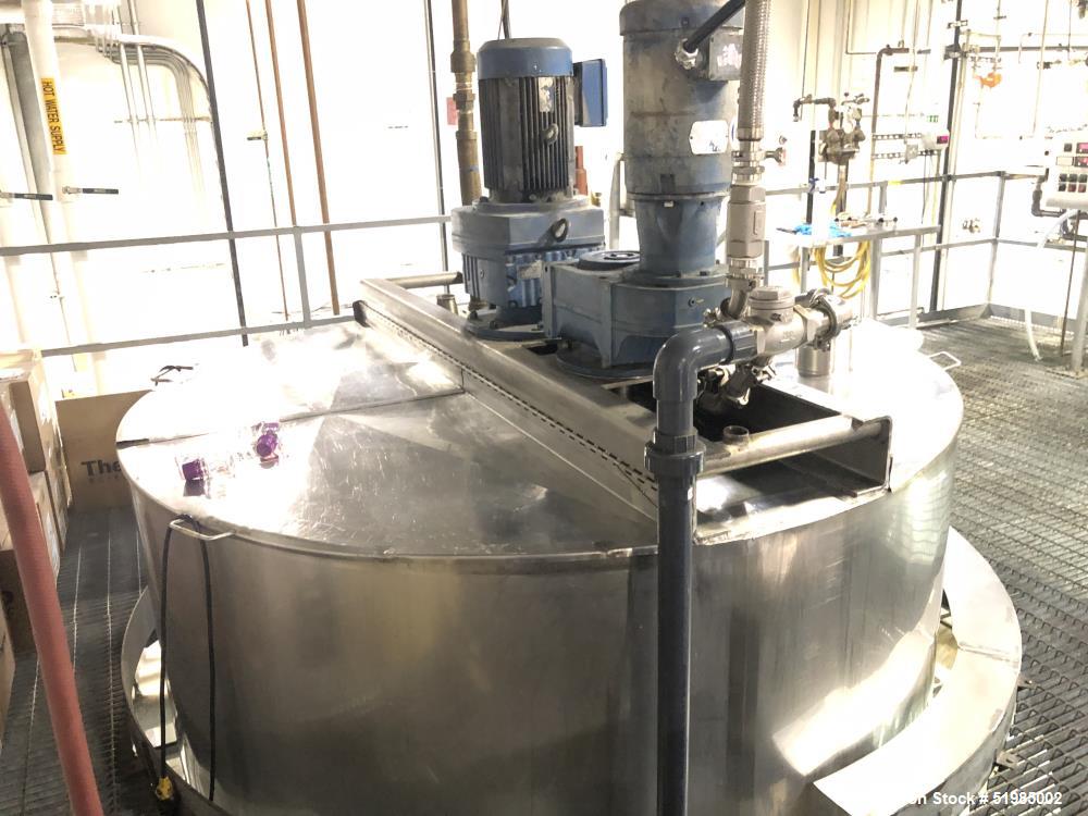Used Walker 3,000 Gallon 316 Stainless Steel Kettle