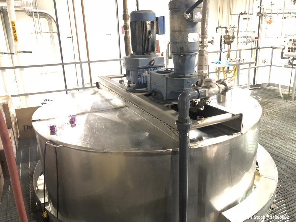 Used- Walker 3,000 Gallon 316 Stainless Steel Kettle