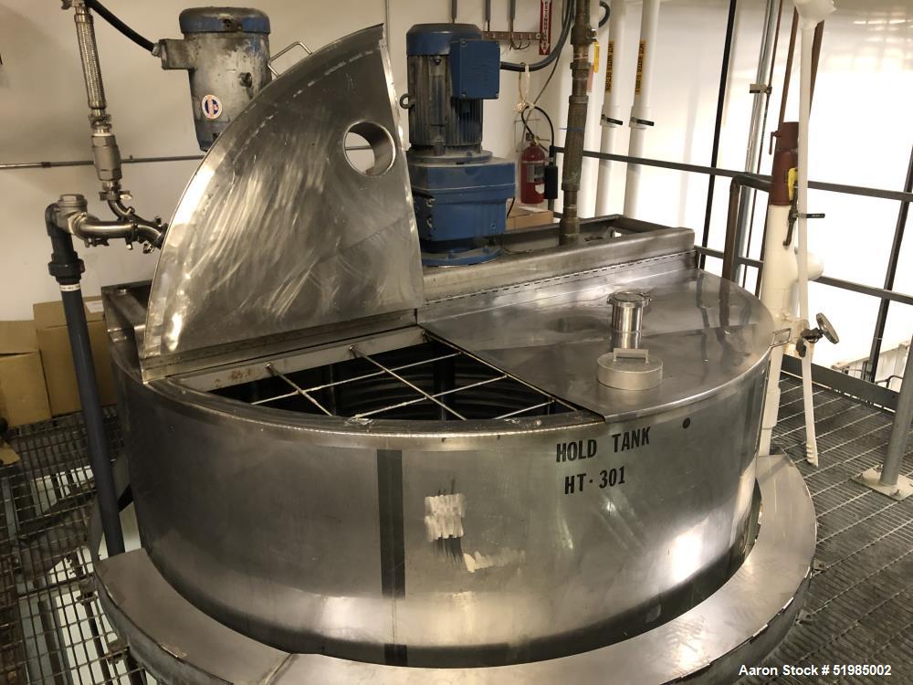 Used Walker 3,000 Gallon 316 Stainless Steel Kettle