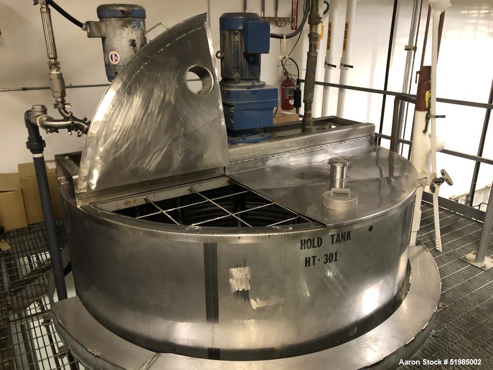 Used- Walker 3,000 Gallon 316 Stainless Steel Kettle