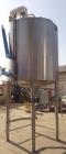 Used- Tank, 1,300 Gallon Sanitary Stainless Processing Vessel