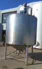 Used Walker 2,000 Gallon Stainless Steel Processor Kettle | Model PZ-C3-PV | Jacketed | 3 HP Scrape Agitator