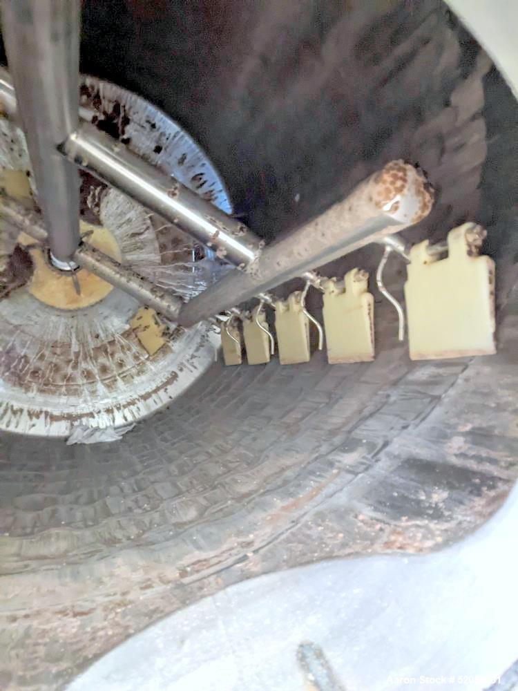 Used- A&B Process Systems 500 Gallon Jacketed Tank / Chocolate Melter, 304 Stainless Steel, Vertical. Approximate 48" diamet...