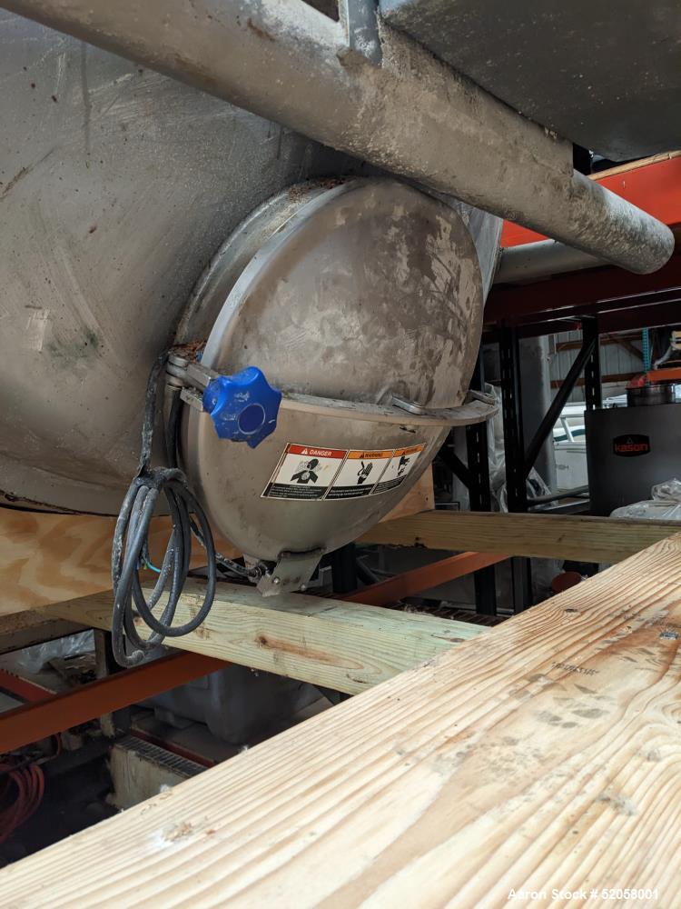 Used A&B Process Systems 500 Gallon Jacketed Tank, 304 Stainless Steel,