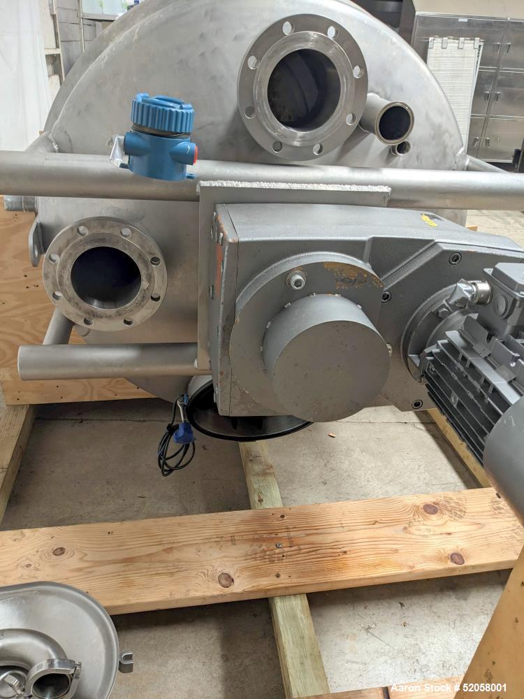Used A&B Process Systems 500 Gallon Jacketed Tank, 304 Stainless Steel,