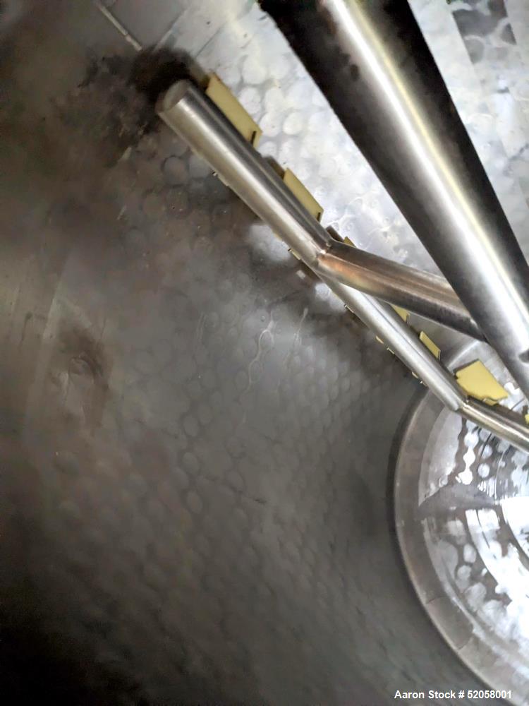 Used A&B Process Systems 500 Gallon Jacketed Tank, 304 Stainless Steel,